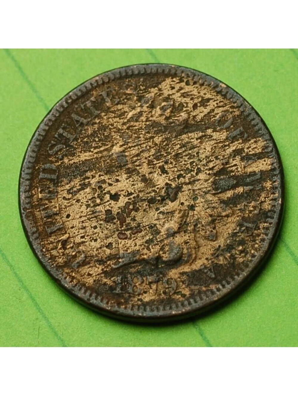 W616 1879 Indian Head Cent Penny 1c - Check Out Our Store